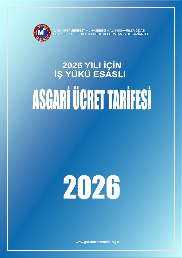 2026 YILI İÇİN İŞ YÜKÜ ESASLI ASGARİ ÜCRET TARİFESİ - Güncel